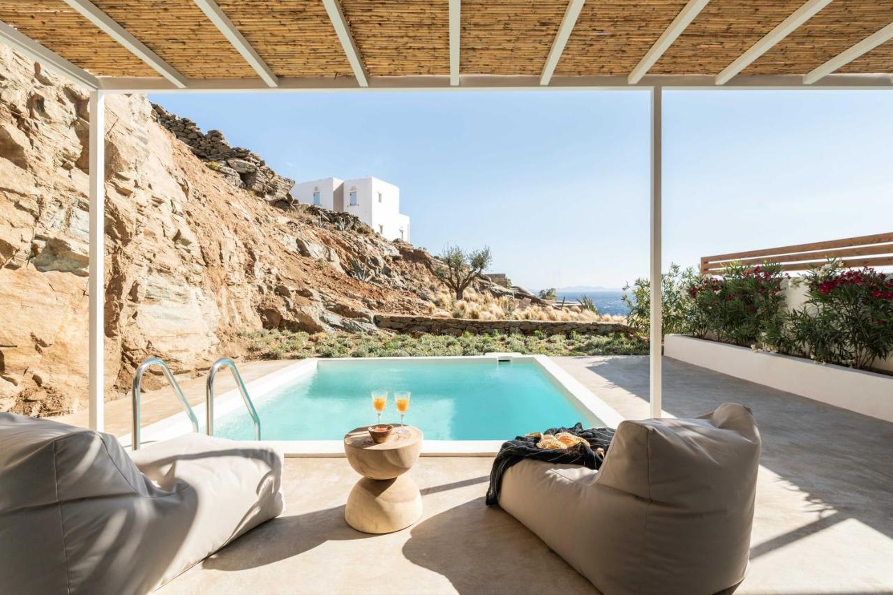 Aura Villas Tinos Agios Romanos Bagian luar foto