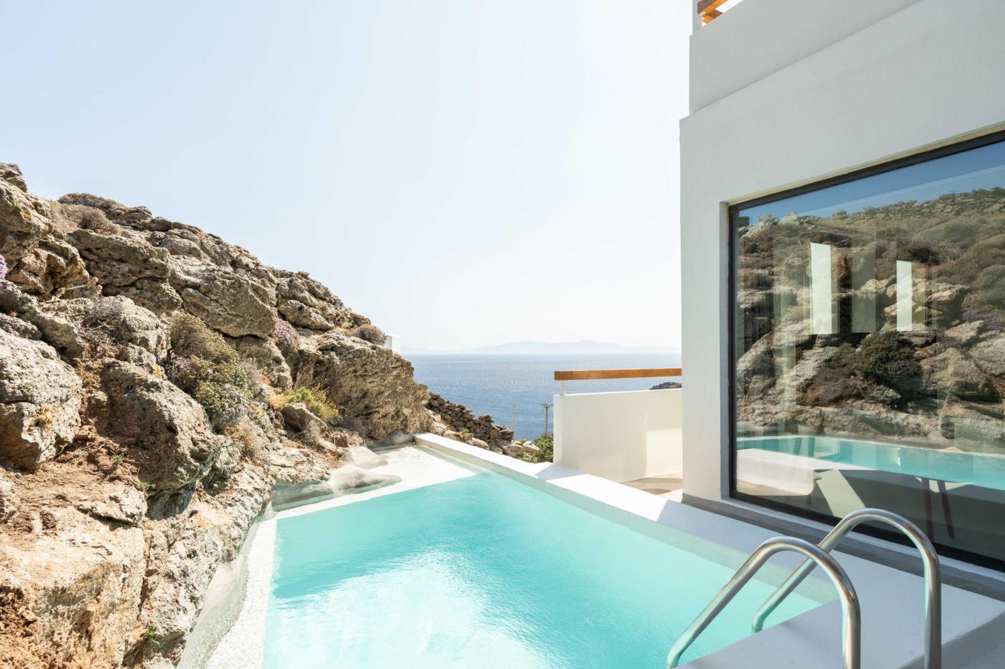 Aura Villas Tinos Agios Romanos Bagian luar foto