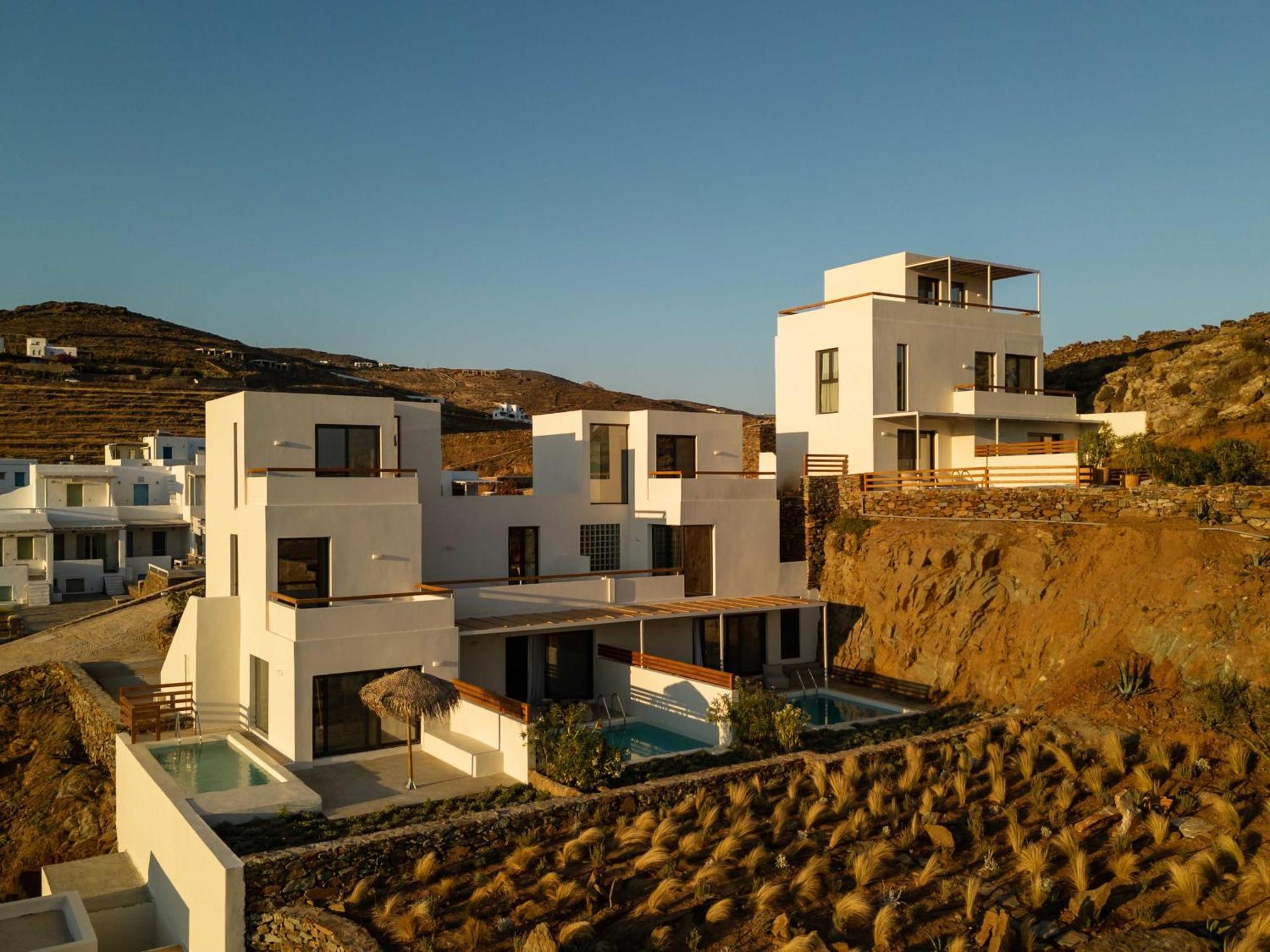 Aura Villas Tinos Agios Romanos Bagian luar foto